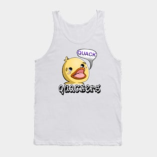 Quackers, Duck Quack, Baby Duck, Twitch Streamer Emote Tank Top